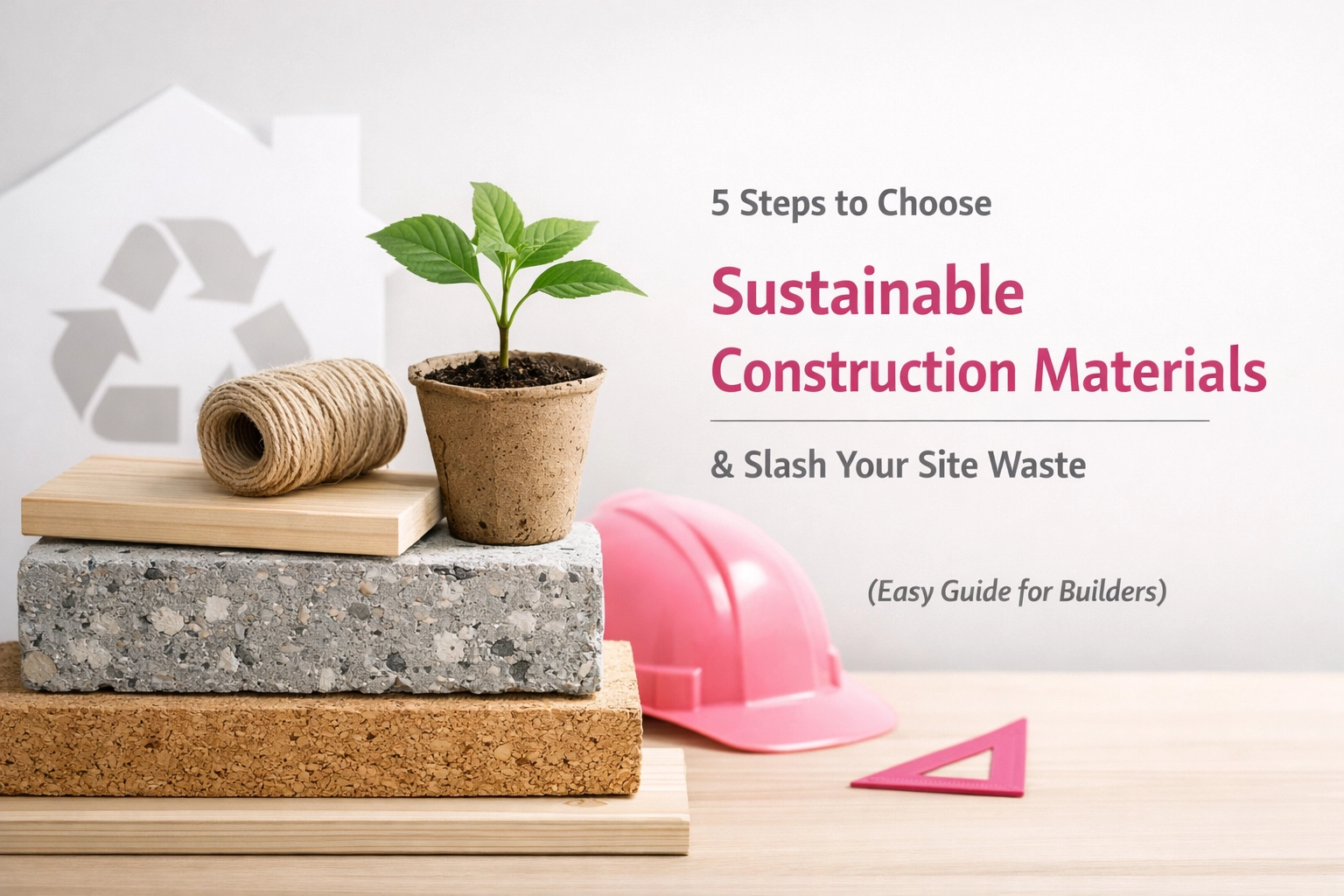5 Steps to Choose Sustainable Construction Materials and Slash Your ...