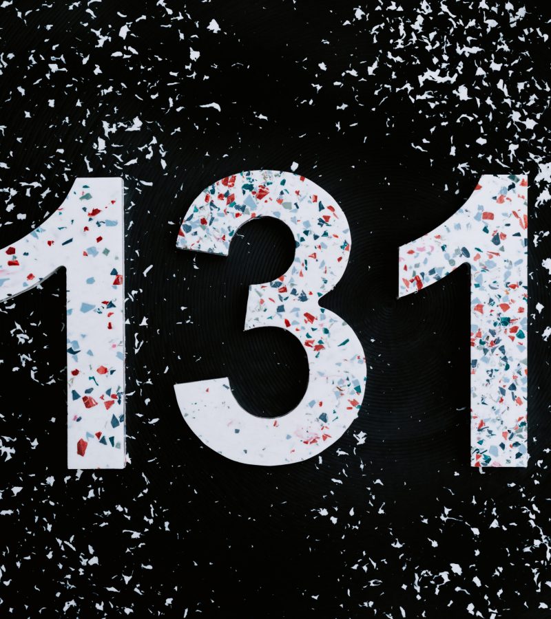 Recycled Plastic House Numbers