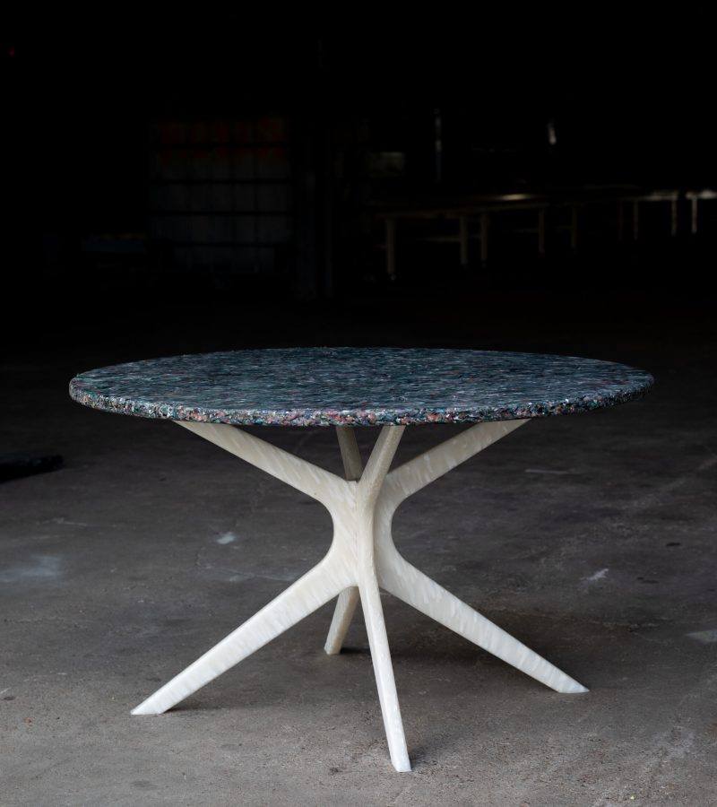 recycled plastic coffee table